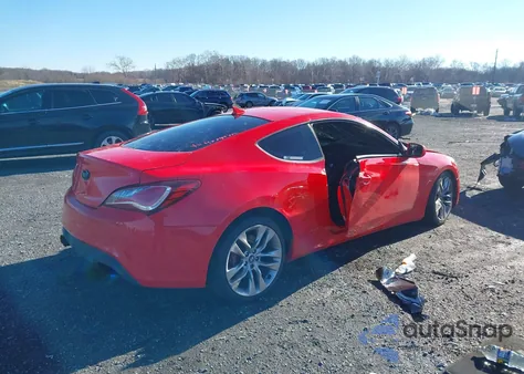 2014 Hyundai Genesis 2.0T R-Spec from USA, damaged, VIN KMHHT6KD6EU113640